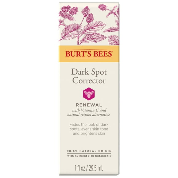 Burt's Bees Renewal Dark Spot Corrector with Vitamin C and Natural Retinol Alternative, 1 fl oz