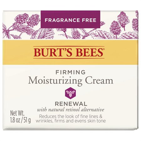 Burt's Bees Renewal Firming + Moisturizing Cream FRAGANCE FREE with Natural Retinol Alternative, 1.8 oz *EN