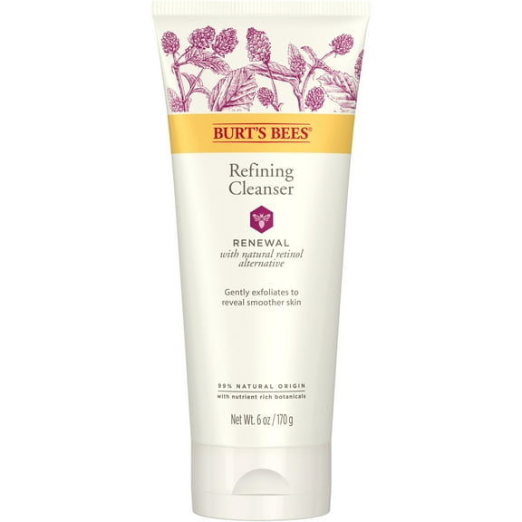 Burt's Bees Renewal Natural Retinol Alternative Cleanser, 6 oz