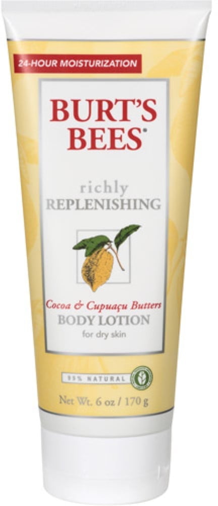 Burt's Bees Replenishing Body Lotion Cocoa & Capuacu Butters 6 oz (Pack of 4)