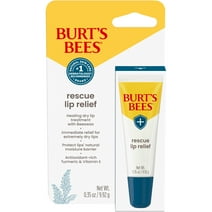 Burt's Bees Rescue Lip Relief, Lip Balm with Shea Butter and Echinacea, 1 Count