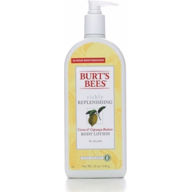 Burt's Bees Richly Replenishing Body Lotion, Cocoa & Cupuacu Butters 12
