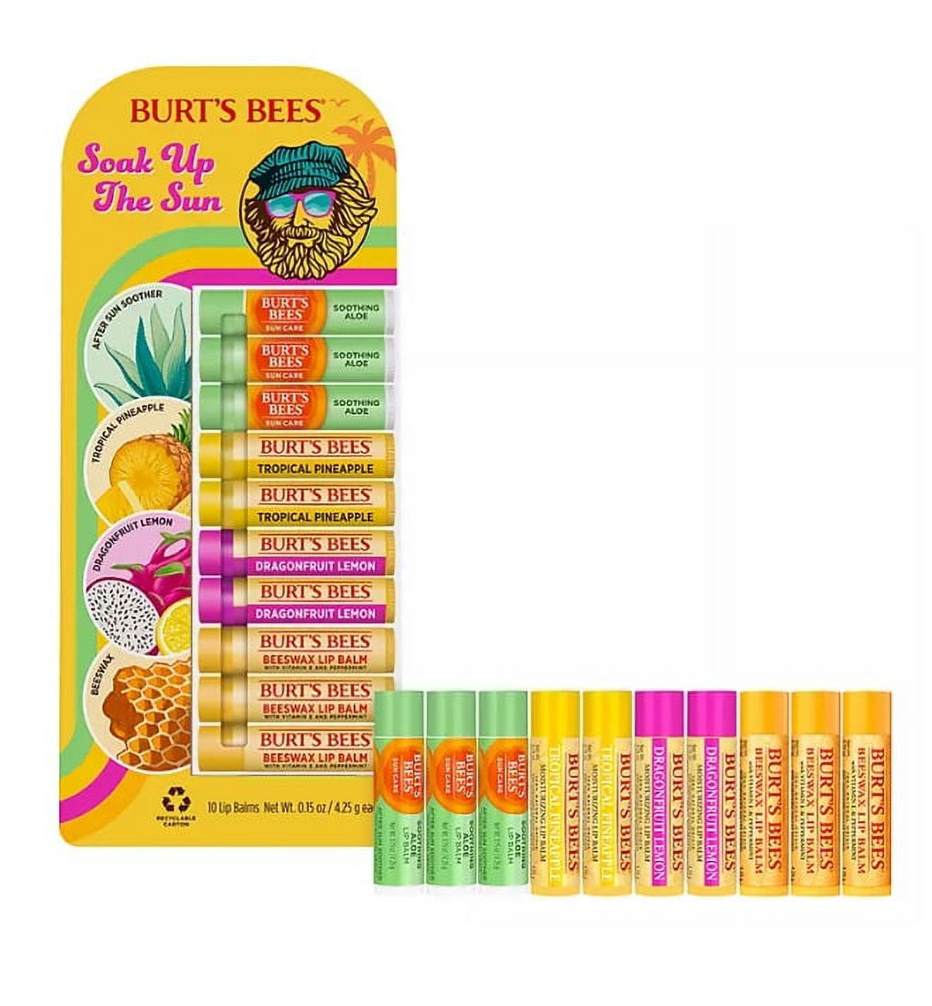 Burt's Bees Soak Up the Sun Lip Balm Variety,10 Count (Pack of 1)