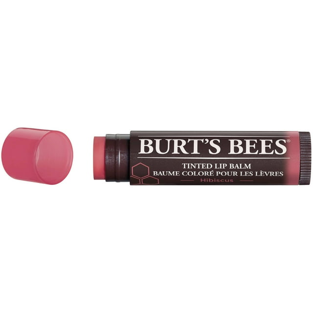 Burt's Bees Tinted Lip Balm, Hibiscus, 0.15 oz