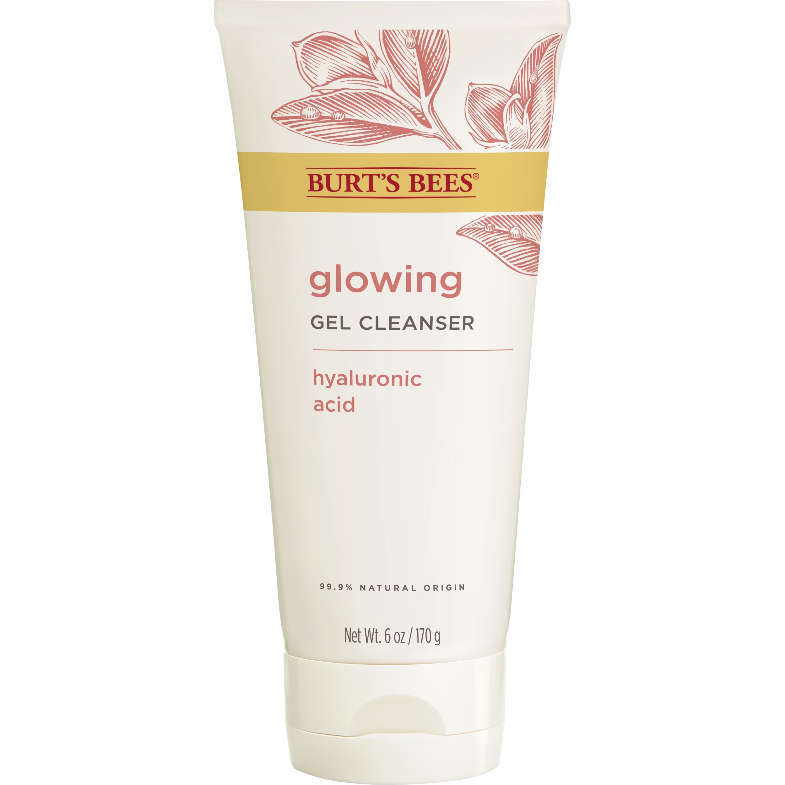 Burt's Bees Truly Glowing Refreshing Gel Cleanser with Naturally Derived Hyaluronic Acid, 6 fl oz - image 1 of 16