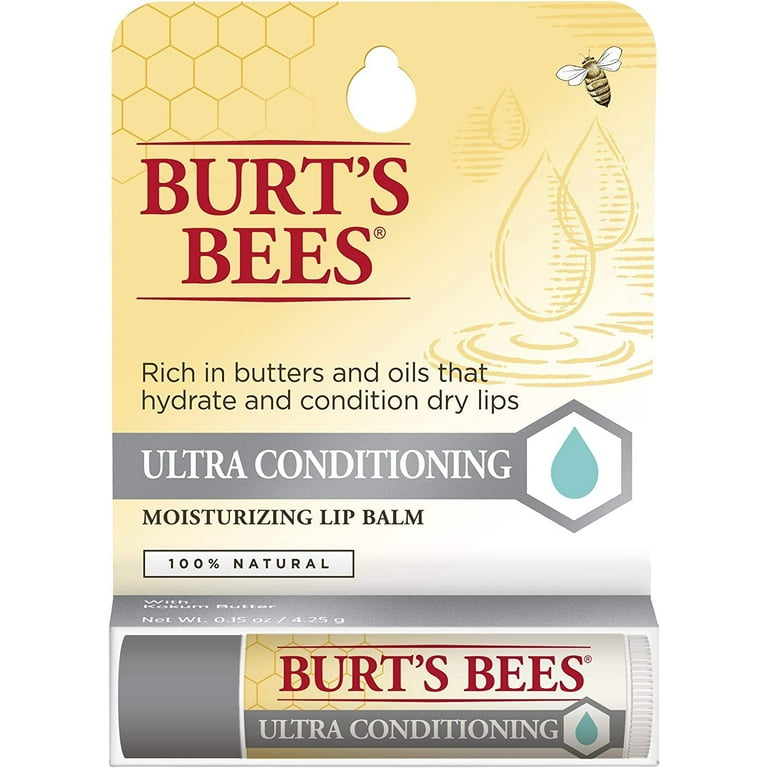 Burts Bees Ultra Conditioning Moisturizing Lip Balm, 1 ct - Harris Teeter