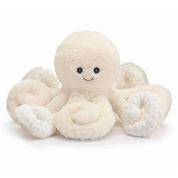 Burton+BURTON Octopus with Curling Legs, 8-inch Height, White