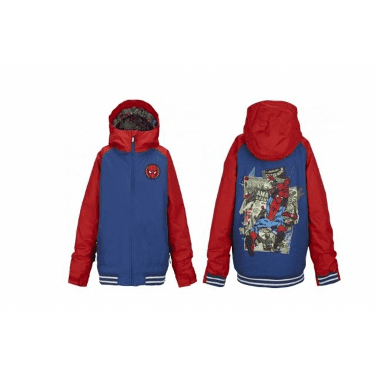 Burton Boys' Spider-Man Game Day Jacket, Marvel/True Black