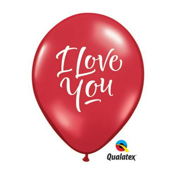 Burton & Burton 11" I Love You Script Mod Balloons, Pack/6
