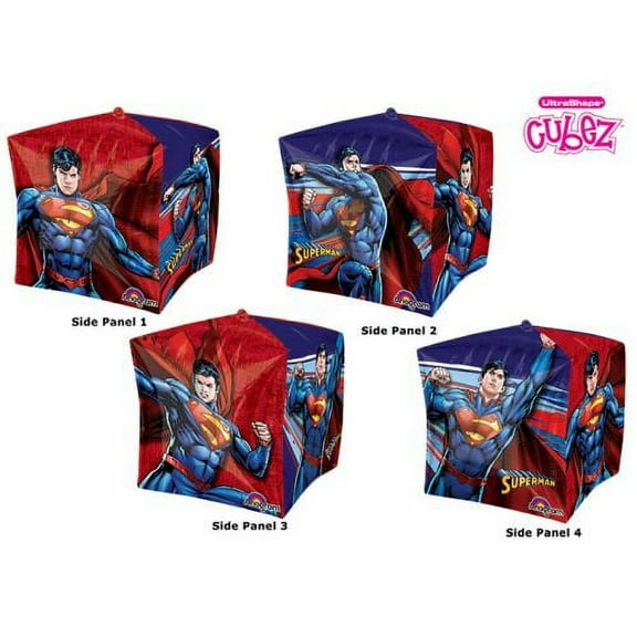 Burton & Burton 15" Superman Cubez Balloon