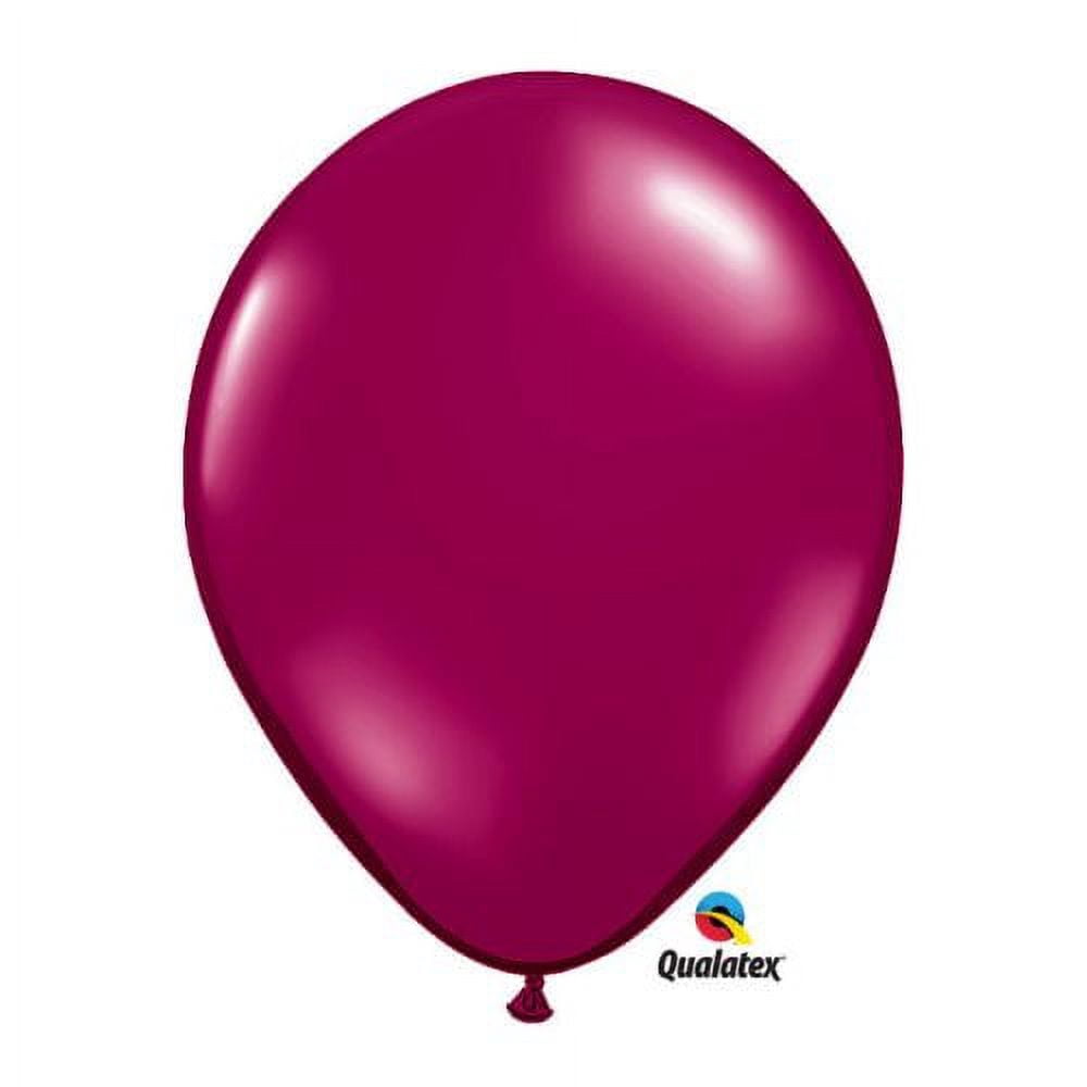 Burton & Burton 16" Sparkling Burgundy Balloons, Pack/50