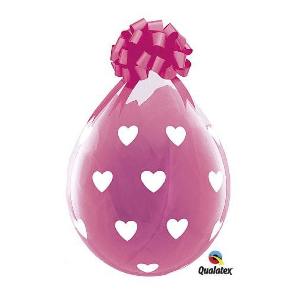 Burton & Burton 18" Big Hearts Around Balloons, Pack Of 25