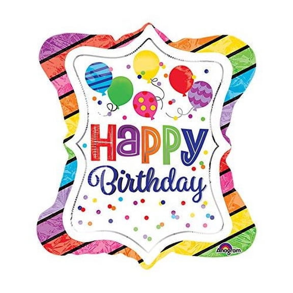 Burton & Burton 27" Birthday Bright Balloon