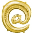 thumbnail image 1 of Burton & Burton 32" Symbol "@" Gold Balloon, 1 of 1