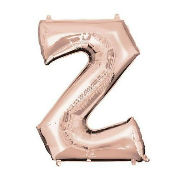 Burton & Burton 33" Letter Z Rose Gold Balloon