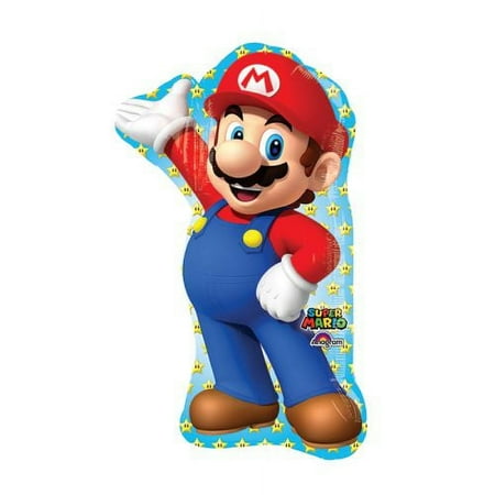 Burton & Burton 33" Mario Bros Balloon