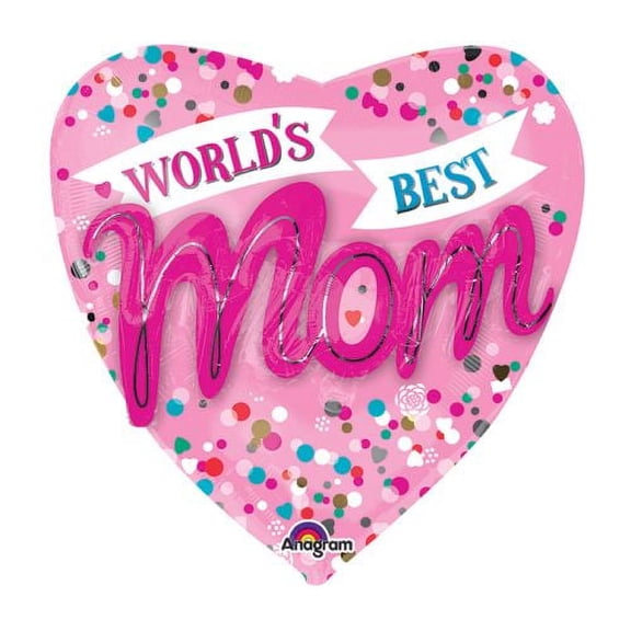 Burton & Burton 36" World's Best Mom Balloon