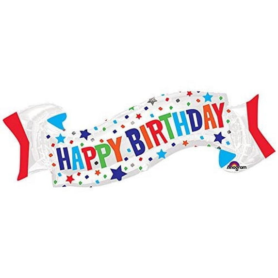 Burton & Burton 40" Birthday Banner Balloon