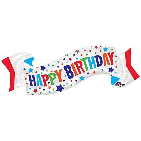 Burton & Burton 40" Birthday Banner Balloon