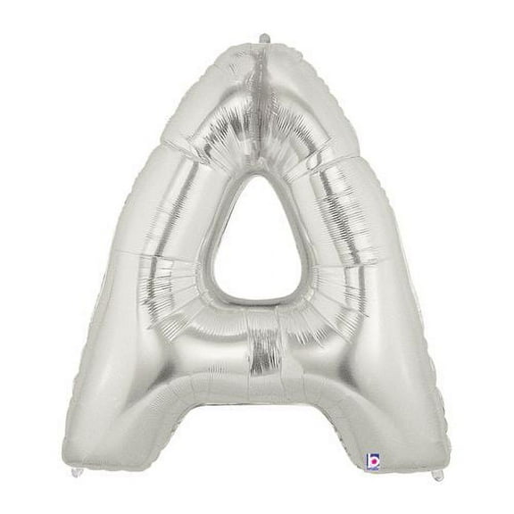 Burton & Burton 40" Letter A Shape Silver Balloon