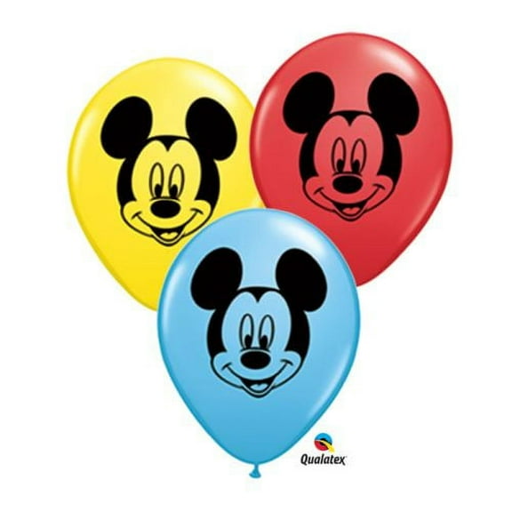 Burton & Burton 5" Mickey Mouse Face Asst 100 Count