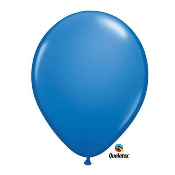 Burton & Burton 9" Dark Blue Qualatex Balloons, Pack Of 100