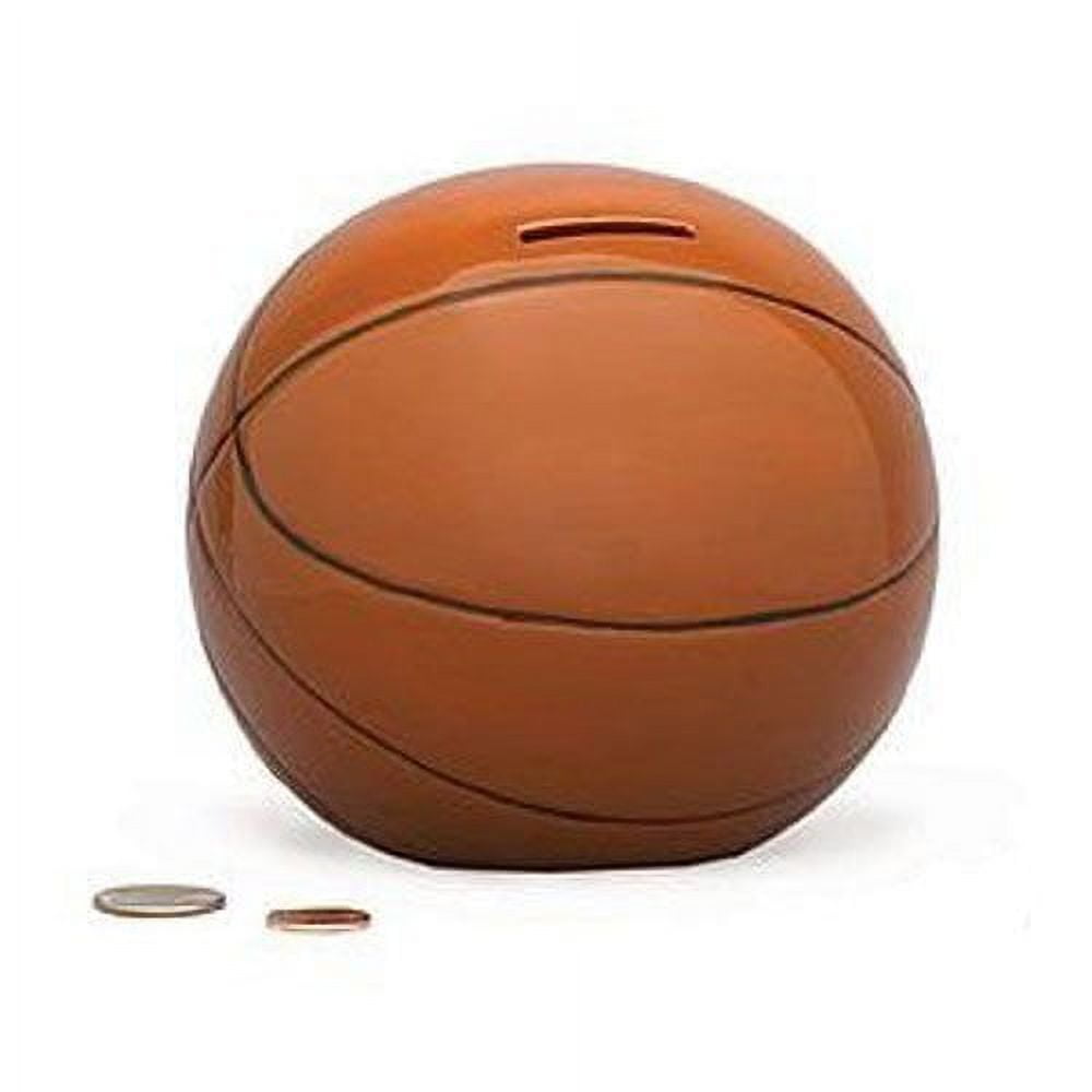 Burton Burton Basketball Sports Themed Ceramic Kids Piggy Bank