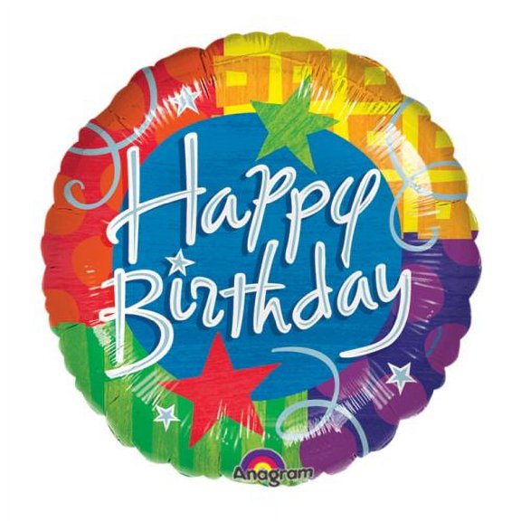 Burton & Burton Hbd 32" Birthday Blitz Balloon