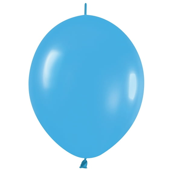 Burton & Burton La 12" Fashion Blue Link O Balloons, Pack/50