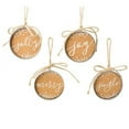 thumbnail image 1 of Burton & Burton Ornament Cork With Holiday Words, 4 Assorted, 1 of 1