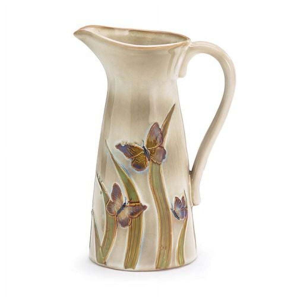 Burton & Burton Pitcher Porcelain Butterfly