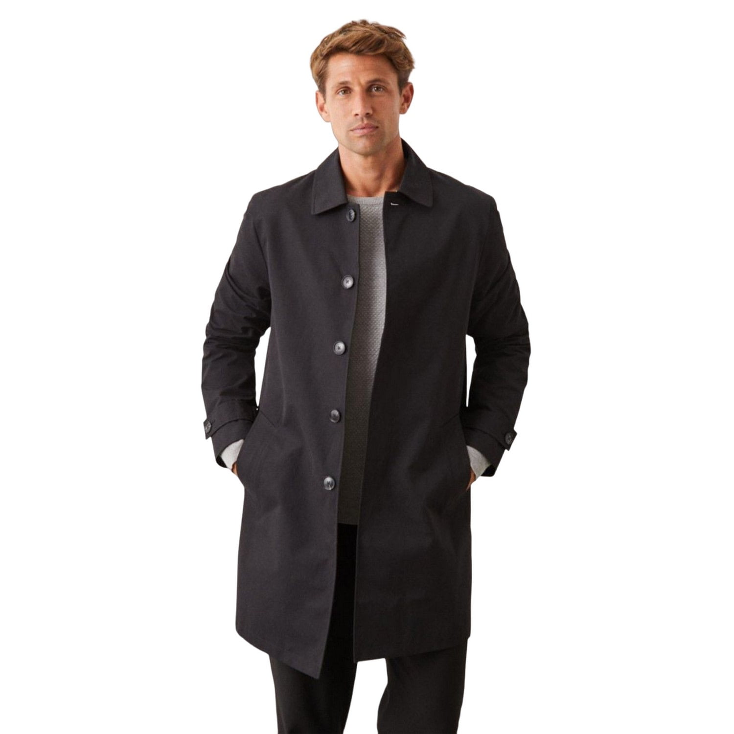 Burton mens trench coat sales