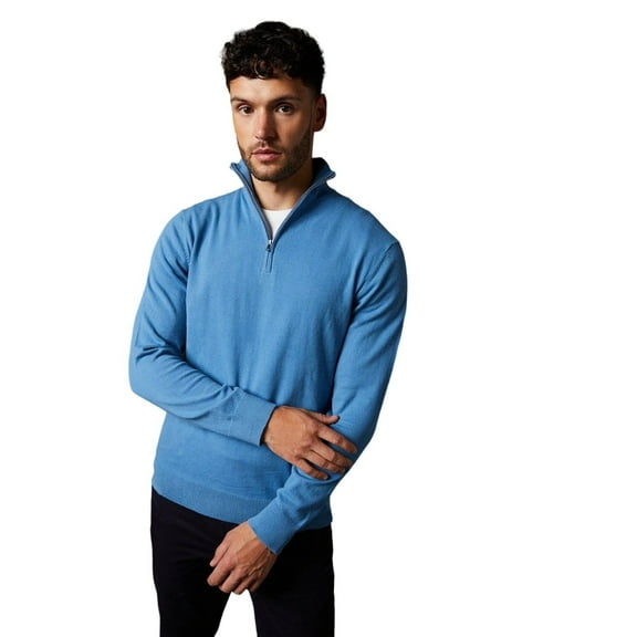 Burton Mens Cotton Quarter Zip Sweater