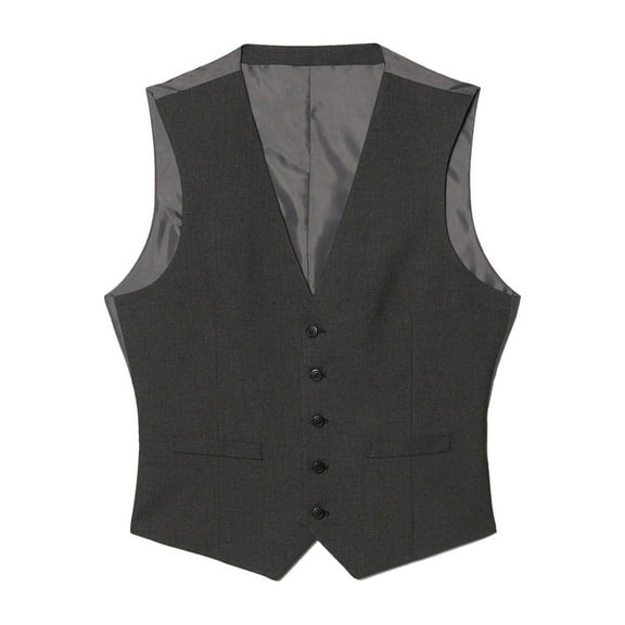 Burton Mens Essential Single-Breasted Slim Vest