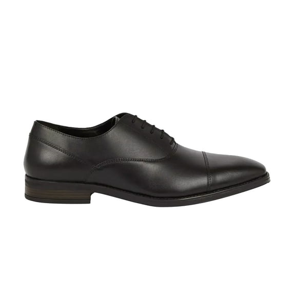 Burton Mens Leather Toe Cap Oxford Shoes