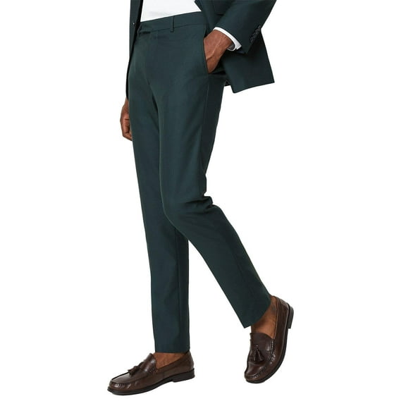 Burton Mens Plain Slim Suit Pants