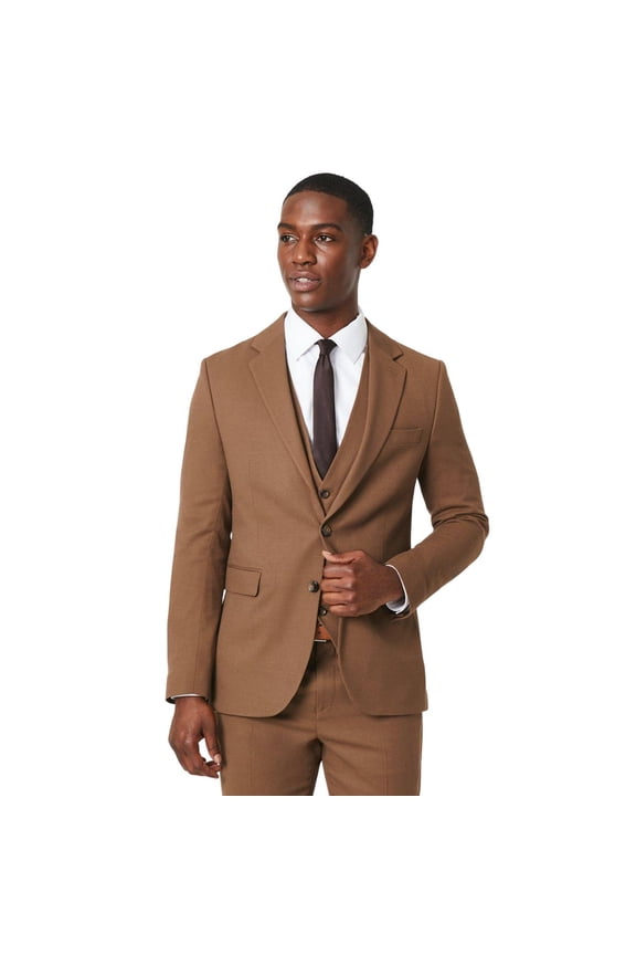 Mens Plain Weave Slim Suit Jacket