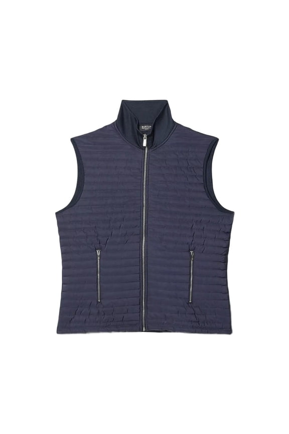 Mens Quilted Funnel Neck Vest