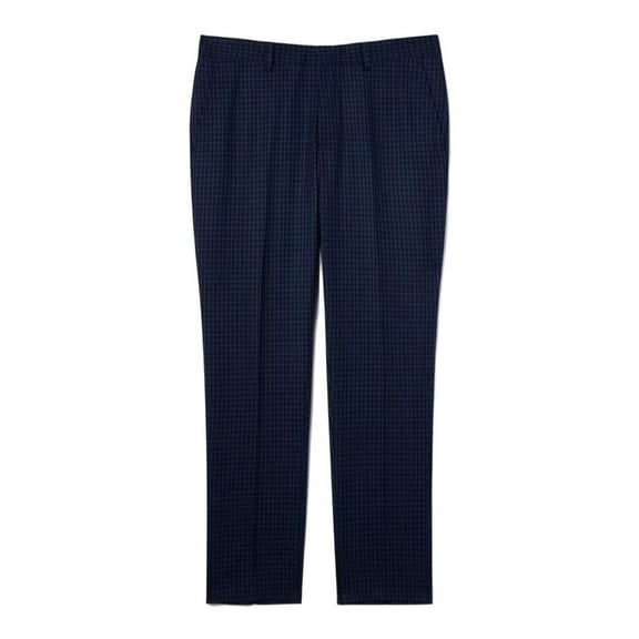 Burton Mens Small Scale Check Slim Suit Pants