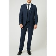 Burton Mens Small Scale Check Tailored Suit Pants