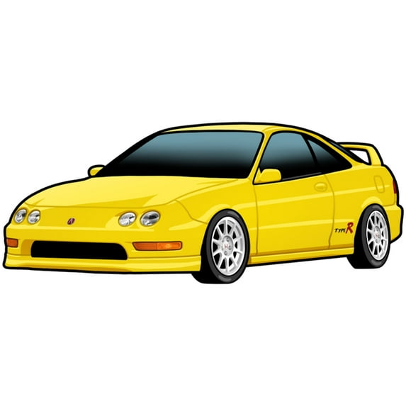 Burton Racing DC2 Integra Sticker