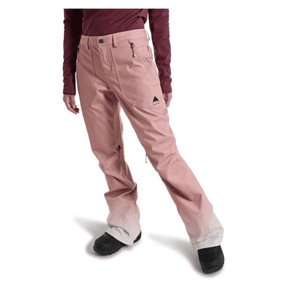 Burton Womens' Vida 2L Waterproof Snow Pants ( XLarge, Blush Pink Ombrel)