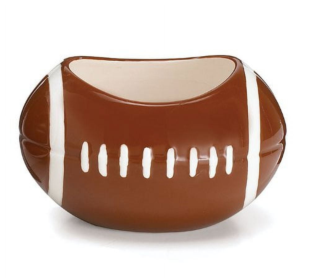 Burton and Burton SS-BNB-974016 974016 Small Football Ceramic Planter/Bowl, Multicolor