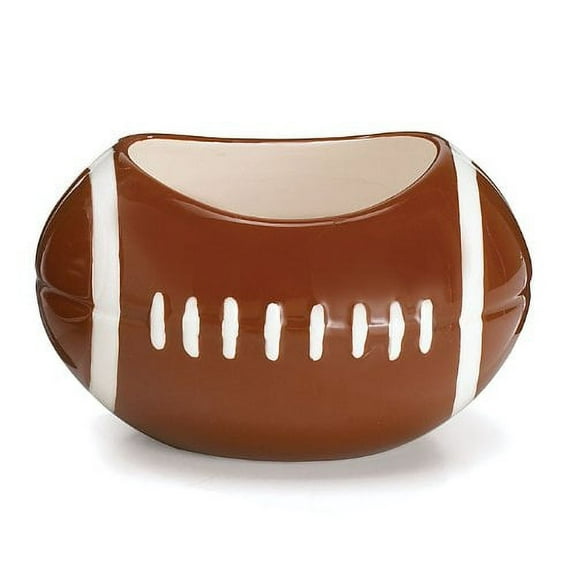 Burton and Burton SS-BNB-974016 974016 Small Football Ceramic Planter/Bowl, Multicolor