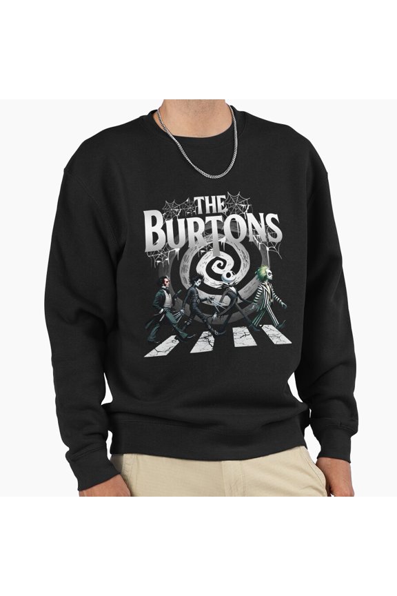 Burtonesque Gothic Universe Dark Art Retro Vintage Funny Graphic Aesthetic Unisex Sweatshirt G30814, Up to Size 5XL