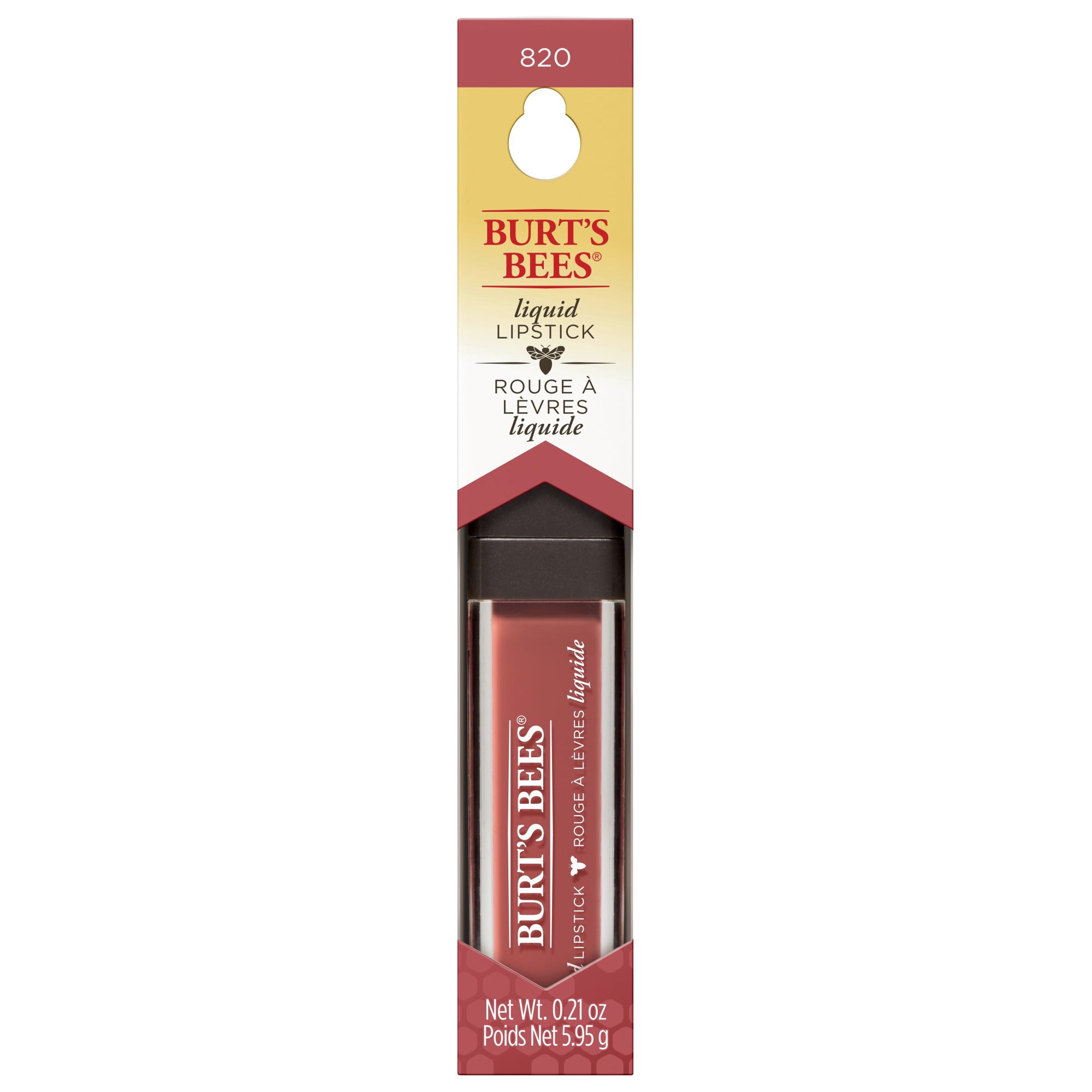 Burts Bees 100% Natural Moisturizing Liquid Lipstick, Coral Cove  1 Tube
