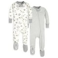 thumbnail image 1 of Burts Bees Baby Baby Boys Sleepers 100% Organic Cotton One-Piece Snug Fit Pajamas, 1 of 11