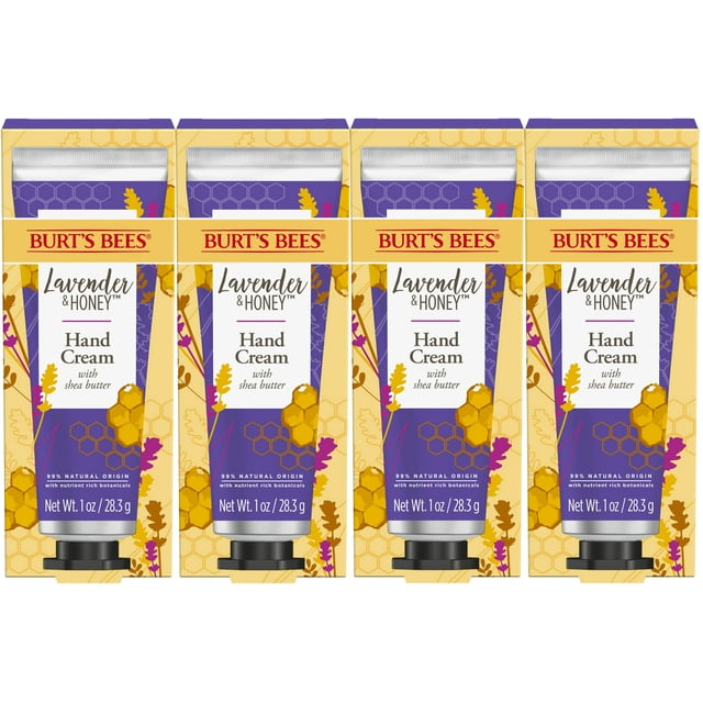 Burts Bees Lavender and Honey Hand Cream with Shea Butter, 1 Ounce
