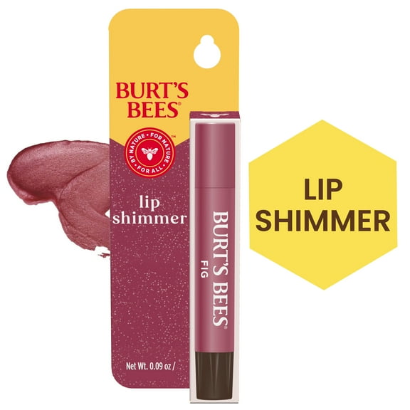 Burts Bees Lip Shimmer Fig, 1 Tube, 0.09 Oz.