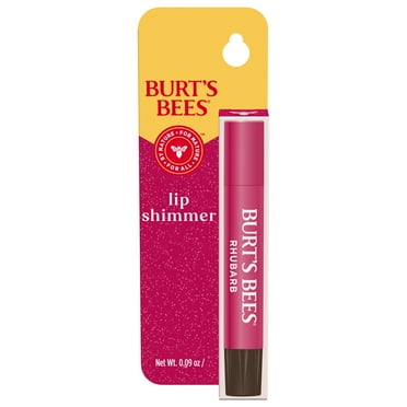 Burts Bees Lip Shimmer Rhubarb; 1 Tube, 0.09 Oz.